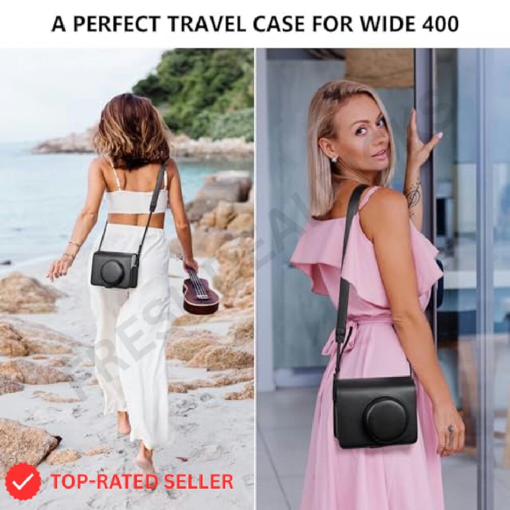 Pu Leather Camera Case Protective Hard Shell Adju… - image 7